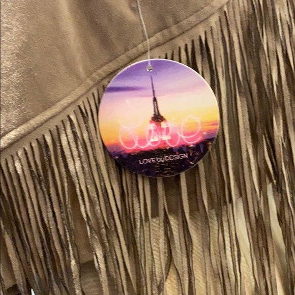 Suede boho fringe vest - Picture 5 of 6